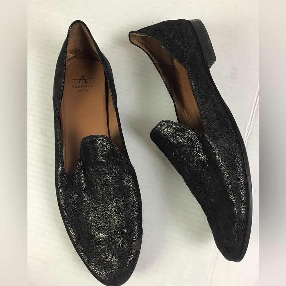 Aquatalia Women's Black Loafers